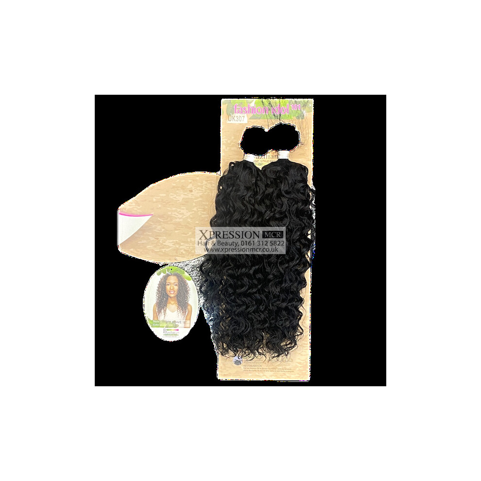 By Sleek (1 Jet Black) Sleek Ivory Weave 18" Springy, Ringlet Curl