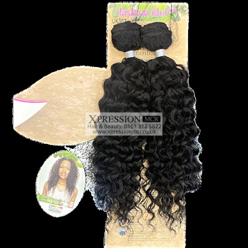 (1B Natural Black) Sleek IVORY Weave 18" Springy, Ringlet Curl