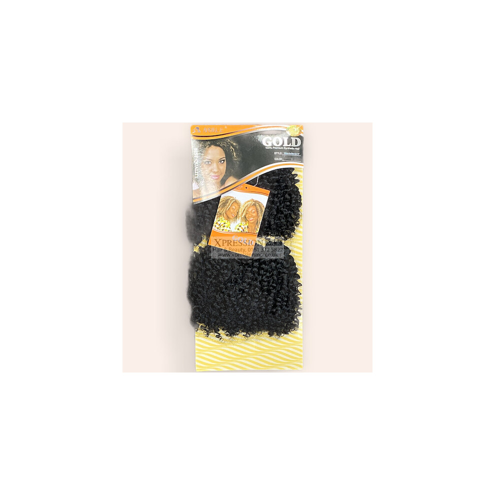 By Sleek (1 Jet Black) Sleek Bohemian Dora Kinky Curl 7.5" Inch
