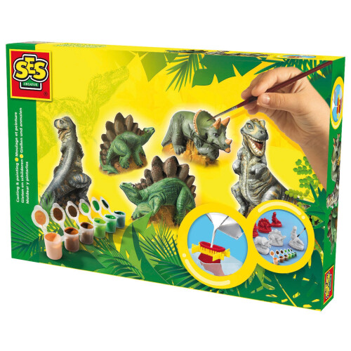SES Creative : Casting and Painting Dinosaurs 1