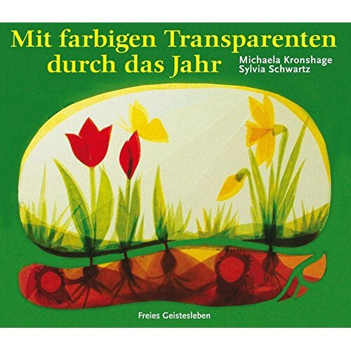Mit Farbigen Transparenten Durch Das Jah