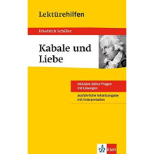 Lektürehilfen Friedrich Schiller "Kabale und Liebe"