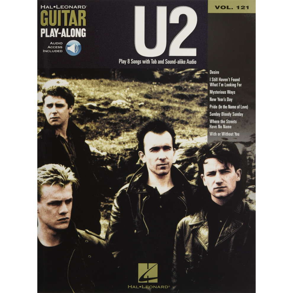 Hal-Leonard Guitar Play-Along Volume 121: U2