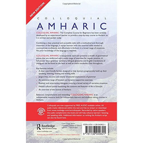 Colloquial Amharic (Colloquial Series) 1