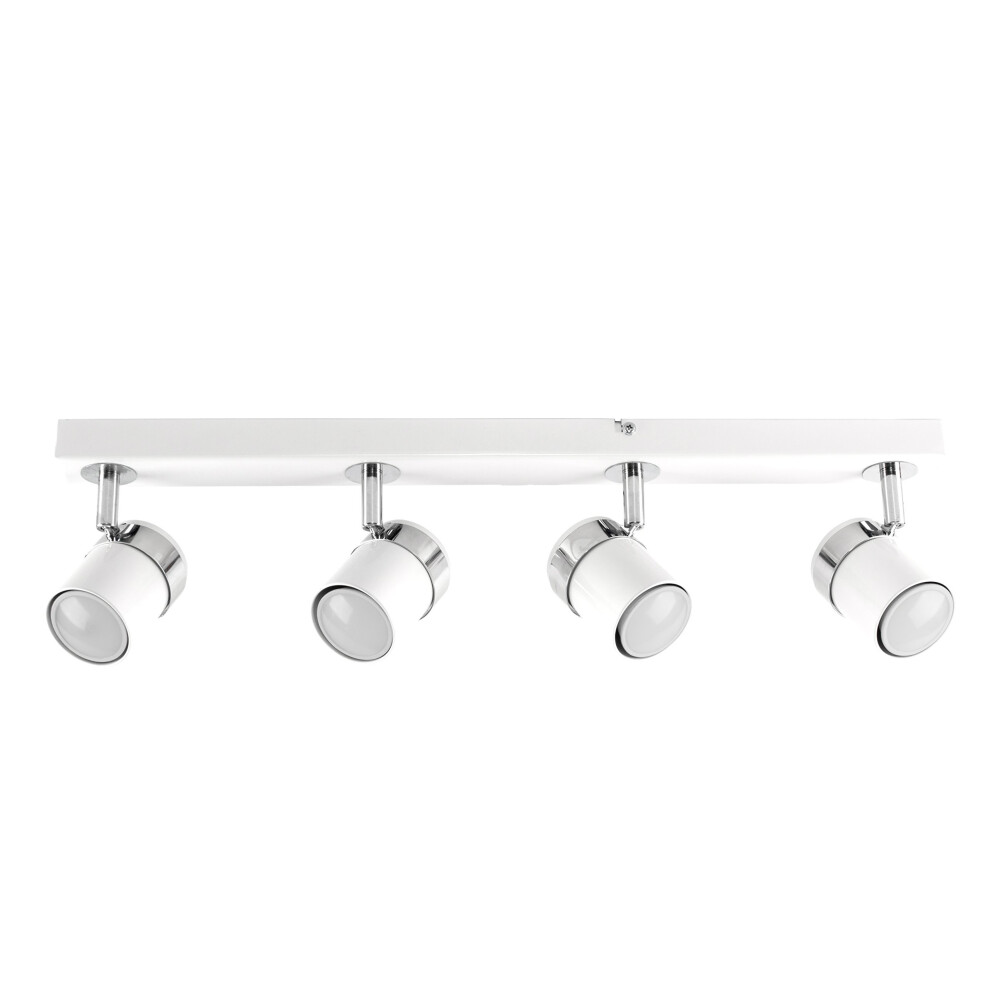 Rosie Spotlight 4 Way White Ceiling Bar Spotlight