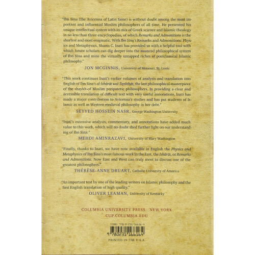 IBN Sina's Remarks and Admonitions: Physics and Metaphysics: An Analysis and Annotated Translation 2