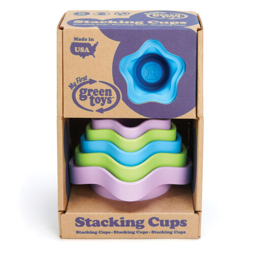 Green Toys Educational My First Stacking Cups, BPA Free 1