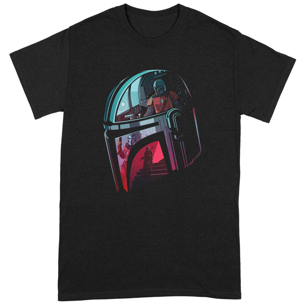 Mandalore Helmet Reflection T-Shirt