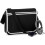 BagBase (One Size, Black/White) Bagbase Retro Adjustable Messenger Bag (12 Litres) 2