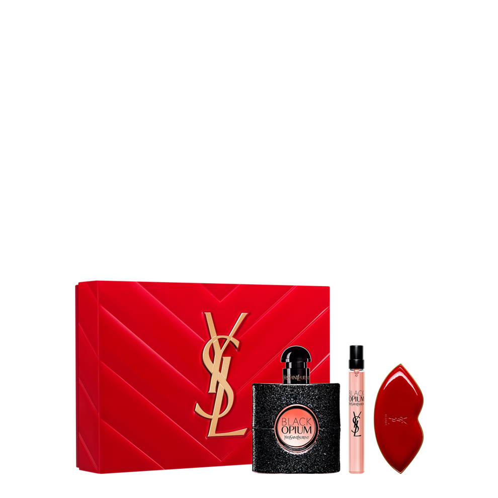 YSL Black Opium Valentines Day Gift Set 50ml & 10ml EDP & Mirror