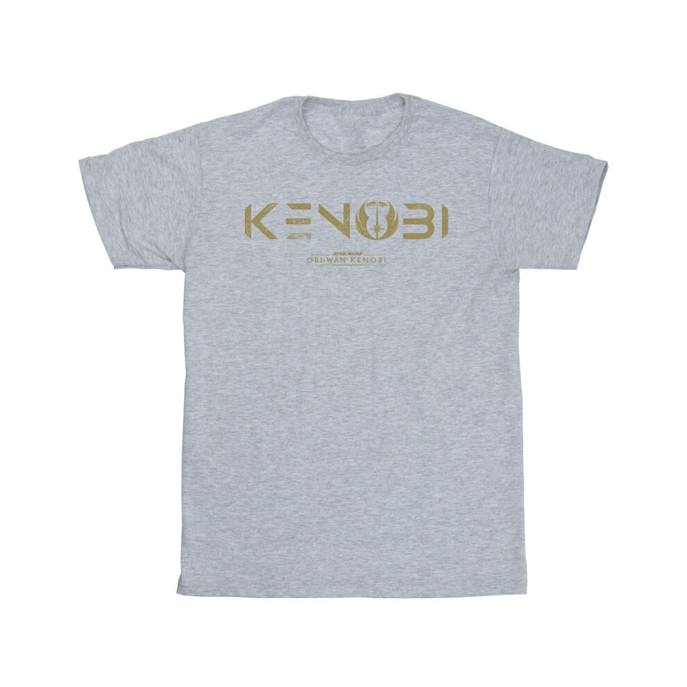 Star Wars Mens Obi-Wan Kenobi Logo T-Shirt