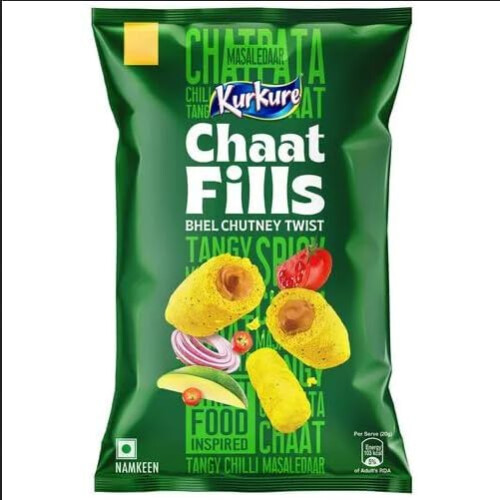Kurkure Chaat Fills - Twist (Bhel Chaat) 40G Snack