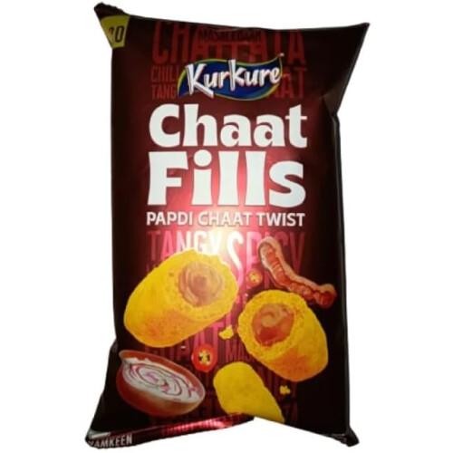 Kurkure Chaat Fills Papdi Chaat Twist (40 G) Snack