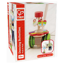 Tanzende Schmetterlings-Push-Stange Hape