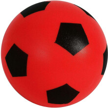 (Red) MantraRaj 17.5cm Football Sponge Foam Soccer Ball Suitable for Outdoor Games for Kids Indoor Football Garden Games