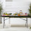 NEO Neo Black Folding Picnic Table Portable 6FT 3