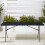 NEO Neo Black Folding Picnic Table Portable 6FT 4