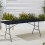 NEO Neo Black Folding Picnic Table Portable 6FT 5