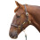 (Full, Brown) Hy Leather Head Collar 2