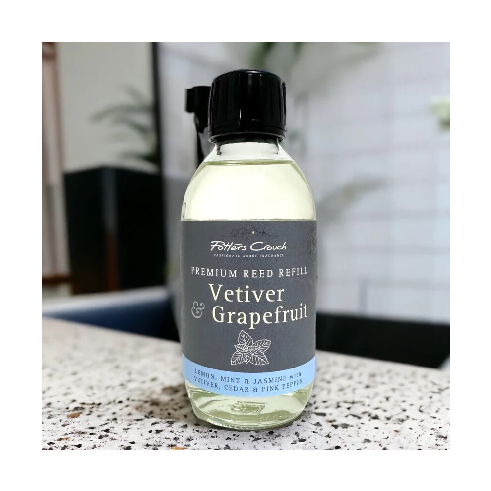 Potters Crouch Reed Diffuser Refill - Vetiver & Grapefruit