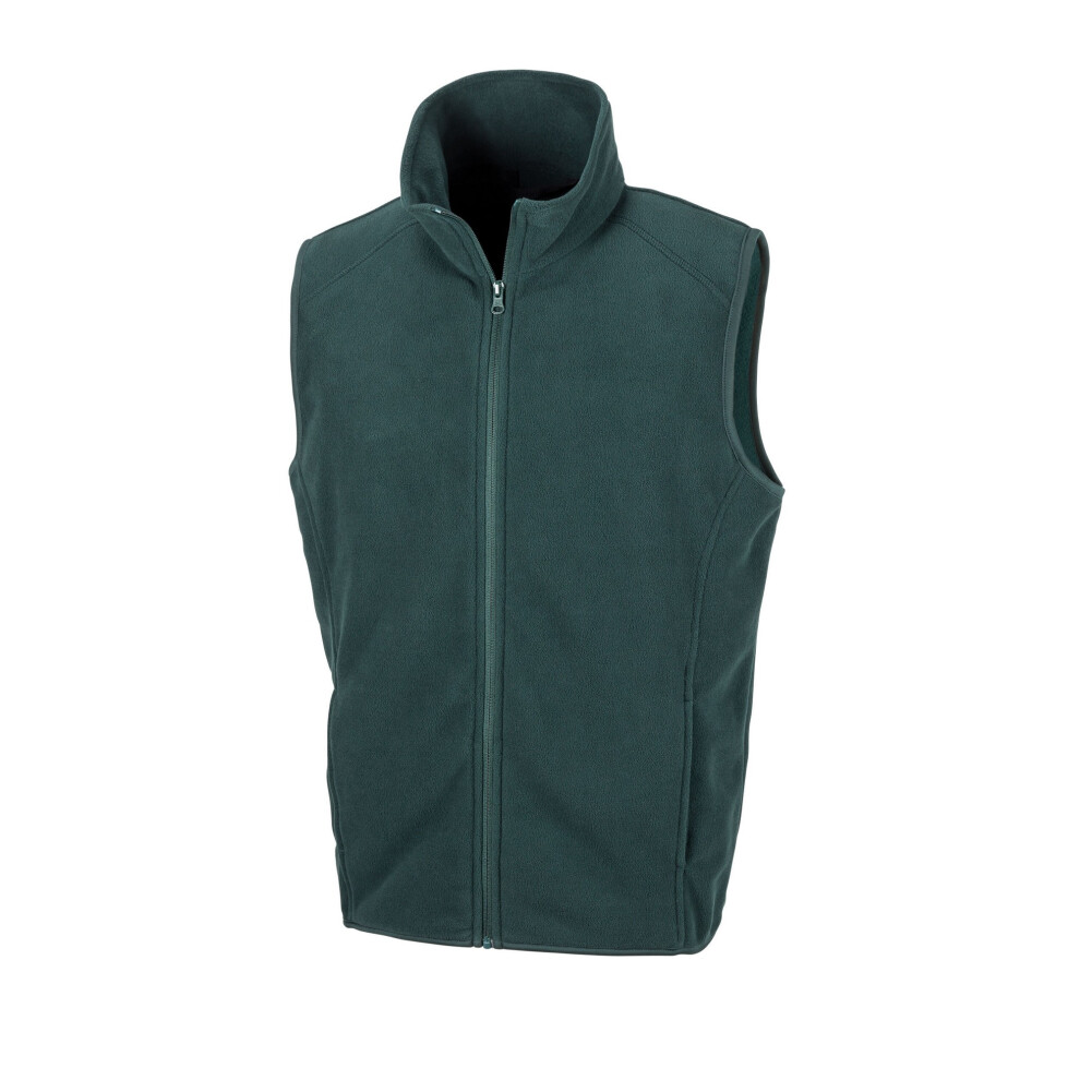 (M, Forest Green) Result Core Unisex Adult Microfleece Gilet