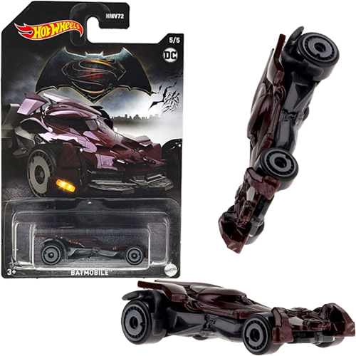 Mattel Hot Wheels DC Comic Batman Die-cast Spring BATMOBILE Car 1:64 Scale 2