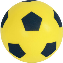 (Yellow) MantraRaj 19.5cm Football Sponge Foam Soccer Ball Suitable for Outdoor Games for Kids Indoor Football Garden Games