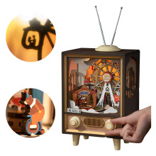 La mia TV retro Sunset Carnival - ROBOTIME - AMT01 - Arancione - Da 14 anni