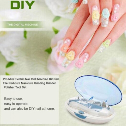 Electric File Manicure Machine Set Grinding Assembling Includes Callus Remover Nail Buffer Polisher Electric Files & Tools 1