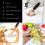 (Blue, 1) 7pcs Soft Touch Rose Gold Kitchen Utensils Set 5