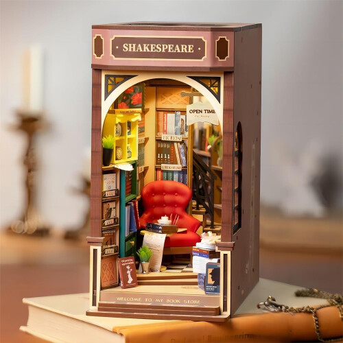 Rolife Bookstore Diy-einsatzset Für Bücherregale 1