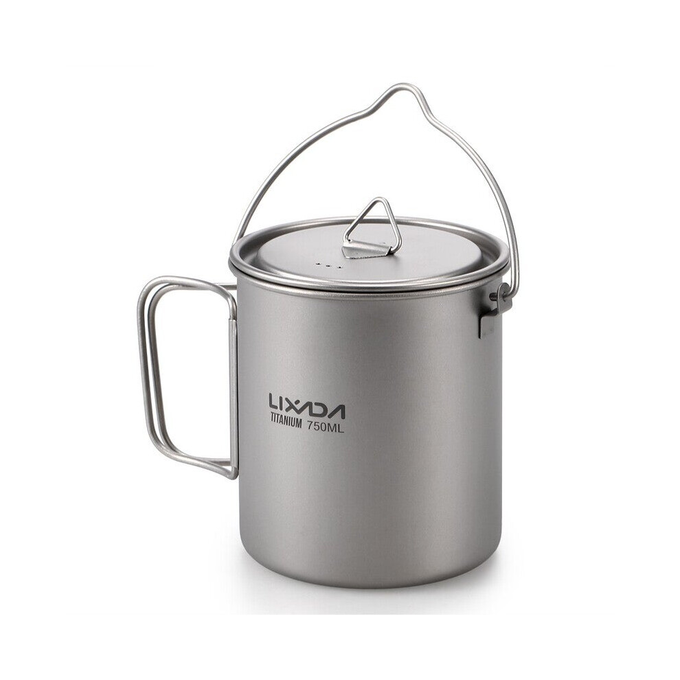 Lixada Ultralight 750Ml Portable Titanium Water 1