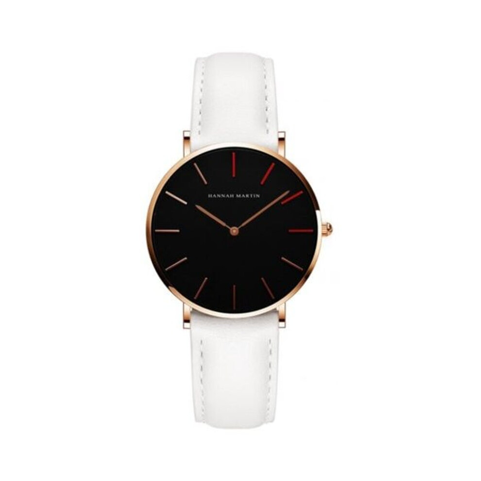 Fashion Women Waterproof Ladies Quartz Strap Watches White