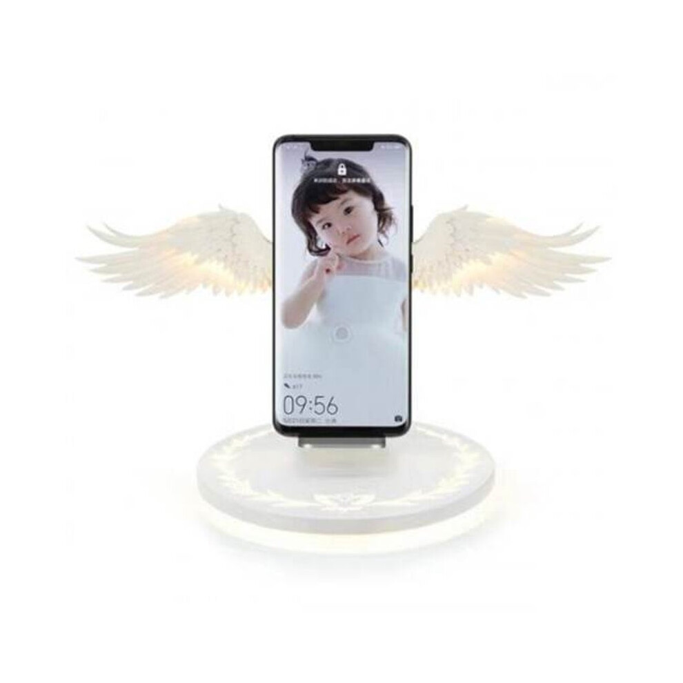 Angel Wings Shape Wireless Charger 10W White