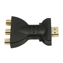 Hdmi-Compatible To 3 Rgb Rca Video Audio Adapter Av Component Converter