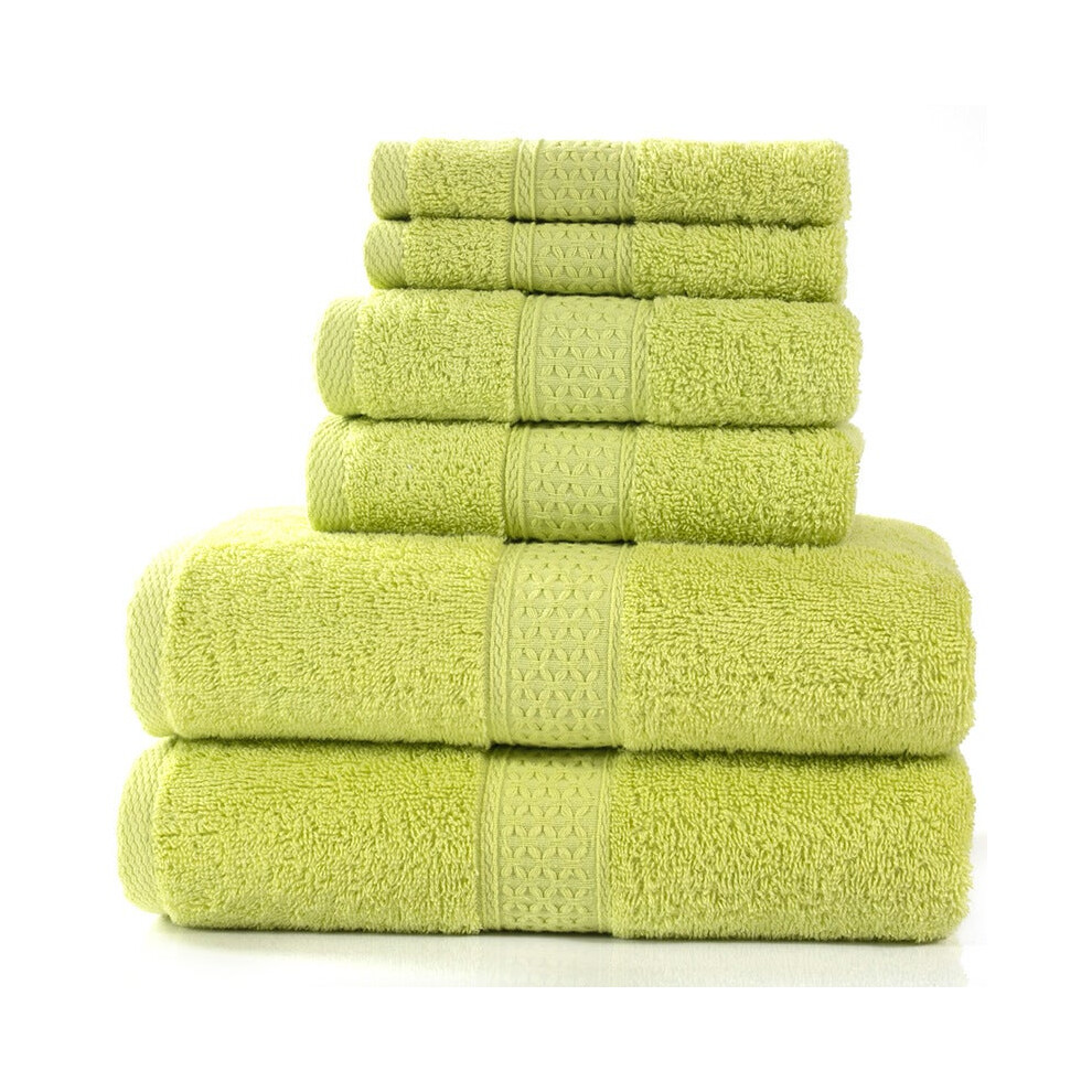 6 Piece Towel Sets Bath Face Hand Ver Towels & Washcloths-image-OPC-P8Z7ZZZ-NEW