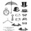 Tim Holtz Cling Stamps 7"X8.5"-Distinguished CMS-371 2