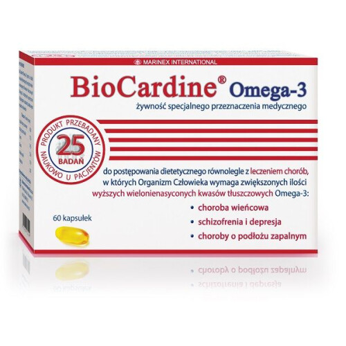 BioCardine Omega-3, 60 capsules