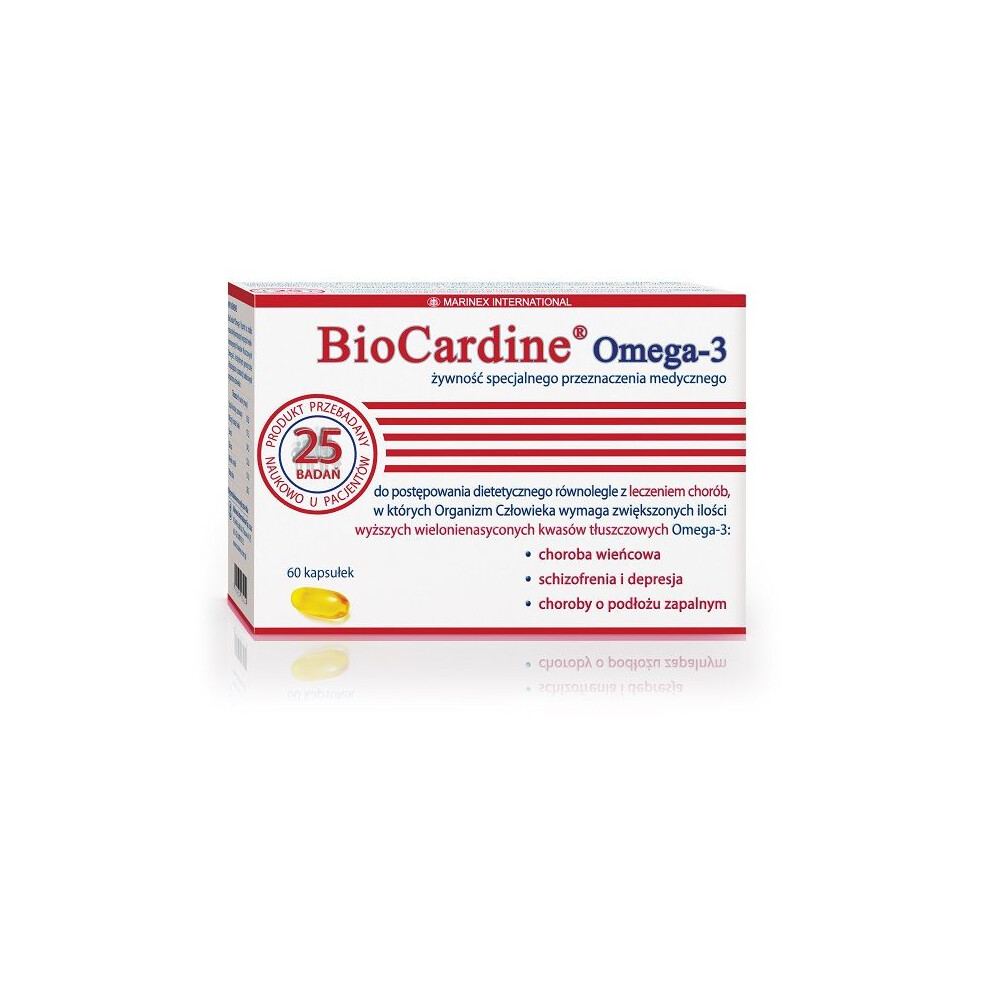 BioCardine Omega-3, 60 Capsules