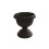 42cm Plastic Garden Urn, Black Grecian Planter 2