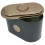 French Style Copper & Grey Metal Bread Tin 2
