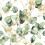 Muriva Muriva Eucalyptus Green Wallpaper Metallic Gold Effect Leaves Feature Wall 1