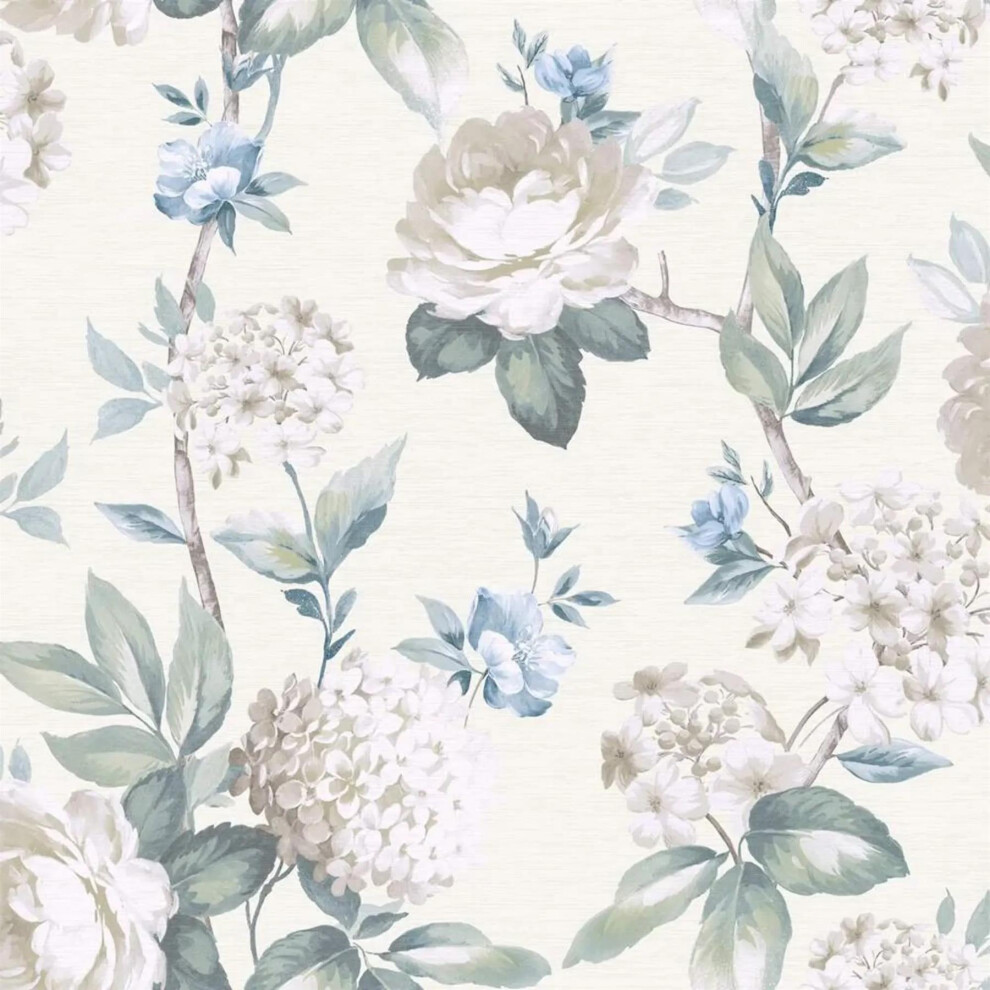 Arthouse Keeka Floral Wallpaper Flowers Nature Classic Blue/Cream