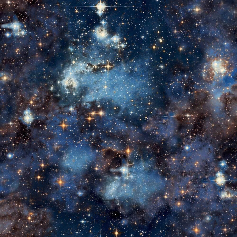 Photos - Wallpaper Arthouse Stardust Charcoal Blue Galaxy  Children's Room Feature Wall WL-923901 