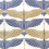 Arthouse Arthouse Oriental Cranes Gold Navy Wallpaper Metallic Effect 1