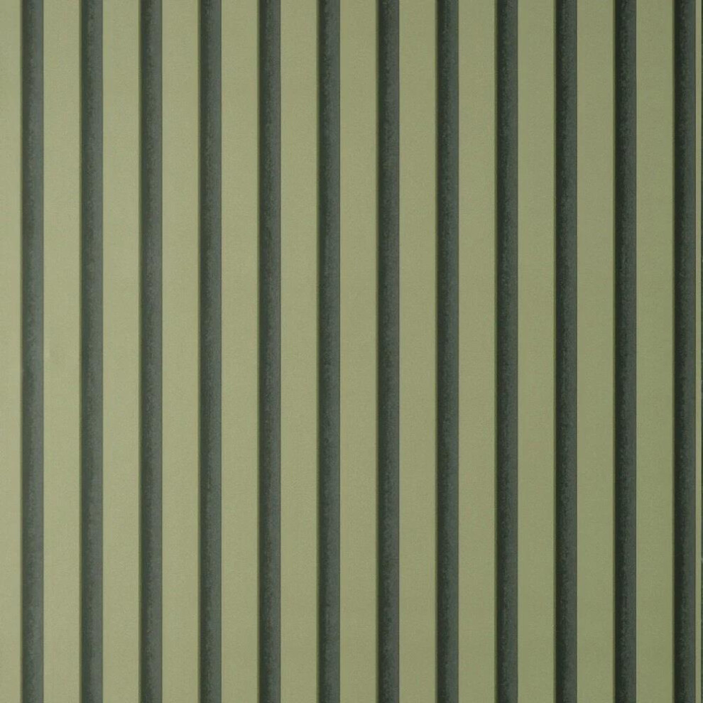 Fine Decor Acoustic Wood Panels Sage Green Wallpaper Modern Stylish