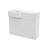 NES Home 1000mm Left Hand Freestanding White Cabinet with Basin & WC Unit 6