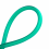 Pisces 1m Green hose - 0.75'' (19.7mm approx) 4