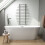 Freestanding Modern Double Ended Bath 1700mm - Duke By Voda Design 1