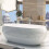 Freestanding Modern Double Ended Bath 1660mm - Olivia By Voda Design 3